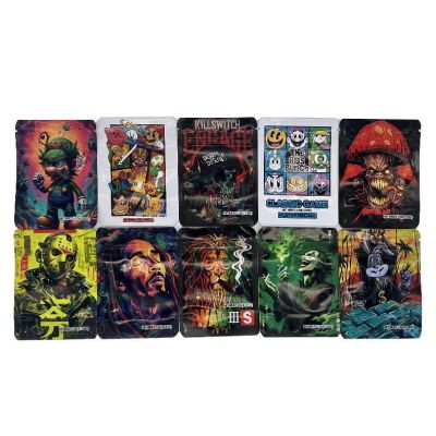 3.5g Pop Culture Mylar Weed Bags — Cartoon & Retro Style